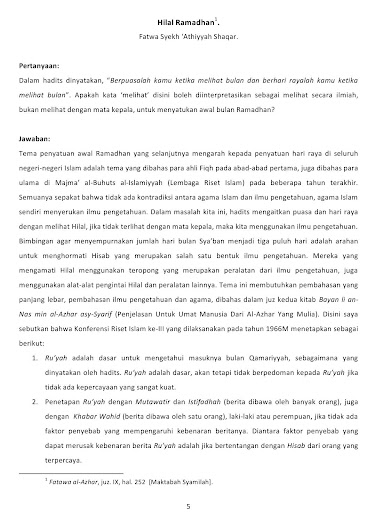30 Fatwa Seputar Ramadhan