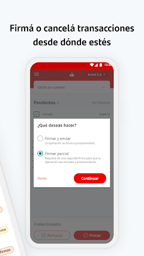 Santander Empresas Uruguay Screen 2