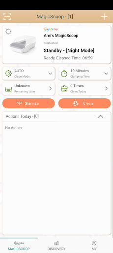 Android application MagicScoop screenshort