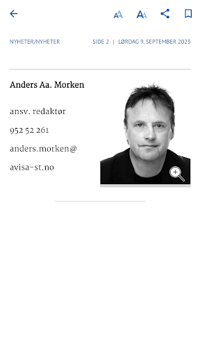 Avisa Sør-Trøndelag eAvis Screen 2