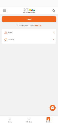 Android application SB Baby screenshort