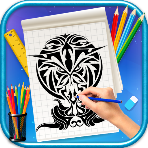 Learn to Draw Tribal Tattoos Laai af op Windows