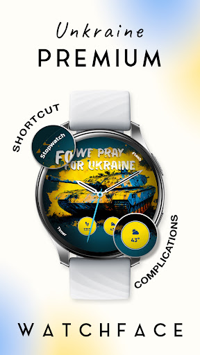 Ukraine Flag & Pride Watchface Screen 2