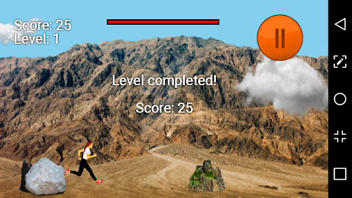 Android application Lucky Runner screenshort