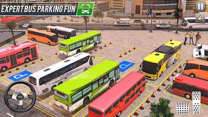 #2. Bus Parking Game - Bus Games (Android) By: Play24 Game