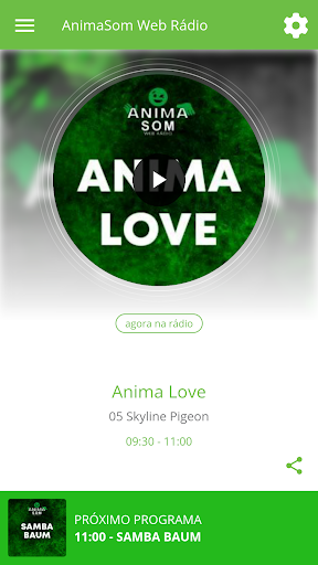 Android application AnimaSom Web Rádio screenshort