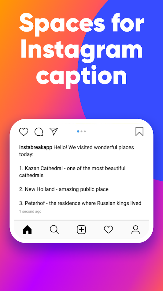 Spaces for Instagram