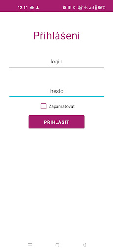 Android application ODDechovka screenshort