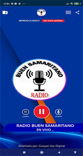 Android application Radio Buen Samaritano screenshort