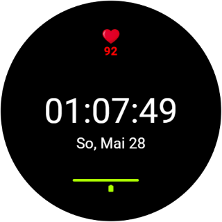 Android application Watchface Simple Digital screenshort