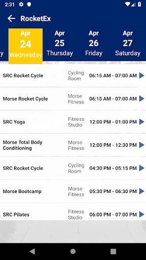UT Recreational Services Screen 3