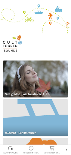 Android application CULT - TOUREN :SOUNDS screenshort