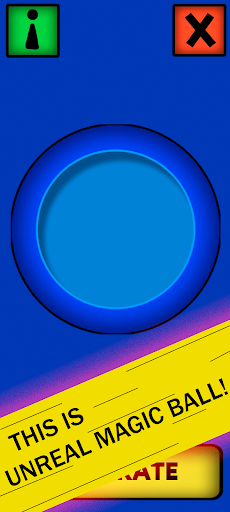 Android application Unreal Magic Ball screenshort