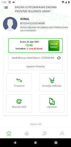 Android application SIAMAN Sulbar screenshort