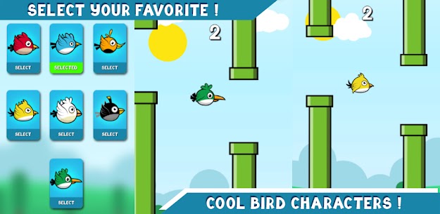 Modded Flippy Bird – Flappy Fly bird Apk New 2022 3