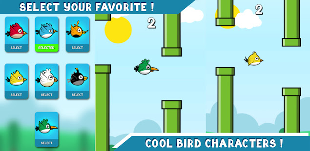 Flippy Bird - Flappy Fly bird 0.4 APK screenshots 1