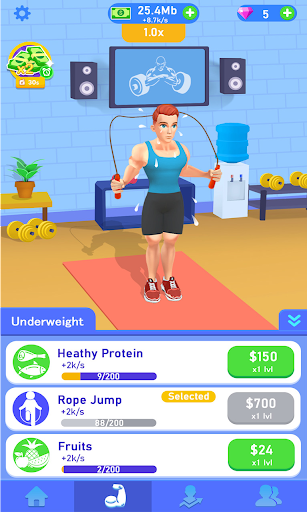 Idle Workout Success Life Screen 3