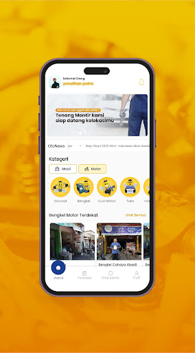 Android application Otobee screenshort