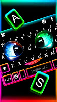 screenshot of Cartoon Smile Keyboard Theme