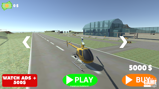 Helicopter Flight Game - Screenshot 1