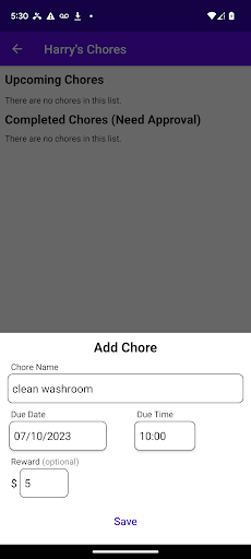 SmartSavr Screen 2