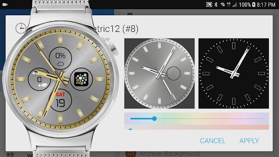 Fancy Bubble Watch Face Pack 8 Screenshot