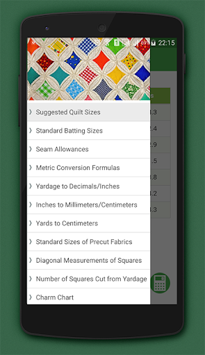 Android application Quilting Sewing Reference screenshort