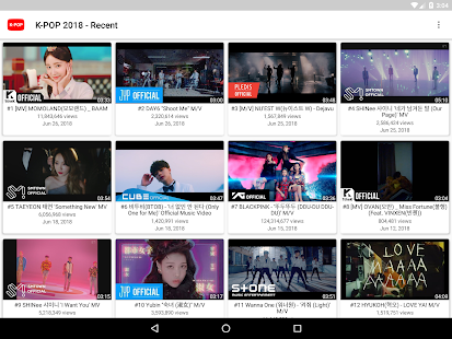 K-POP Tube - Popular & Recent 1.0.39 Screenshots 11