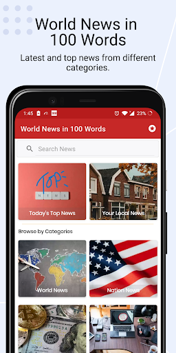 100 Words World News Summary