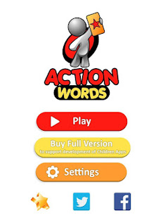 Action Words: 3D Animated Flash Cards