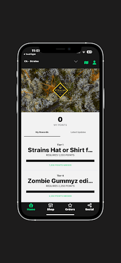 Strains Dispensary Screen 3