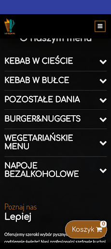 Android application Kapadokya Kebab screenshort
