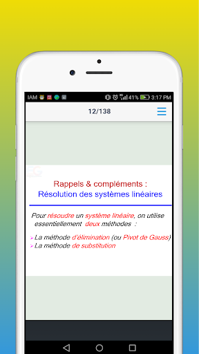 Algèbre et Calcul Matriciel - Screen 2