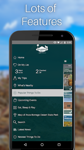 Android application Anza-Borrego Desert State Park screenshort