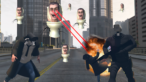 Android application Toilet Robots - Toilet games screenshort
