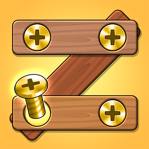 Wood Puzzle Nuts & Bolts