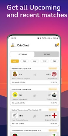CricChat - Live Cricket Scoresのおすすめ画像5