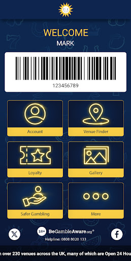 Android application MERKUR Slots Venues screenshort