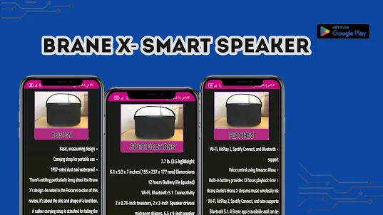 Brane X- smart speaker guide