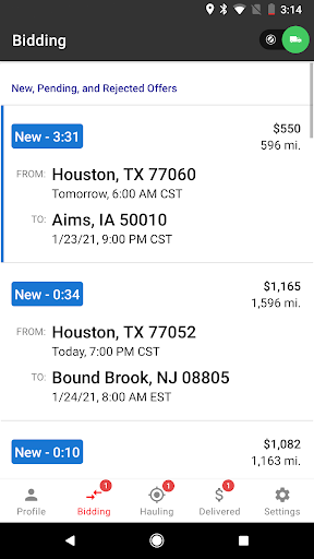 Nitro Logistics Screen 2