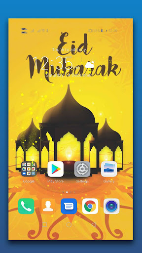Android application Eid Live Wallpaper screenshort