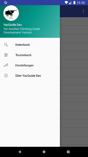 Android application YacGuide Dev screenshort