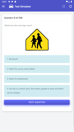 South Dakota DMV Practice Test Screen 2