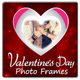 valentine day photo frame icon