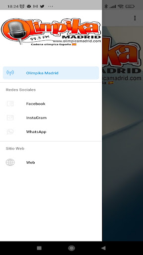 Android application Olimpika Madrid screenshort