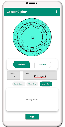 Android application Cryptography screenshort
