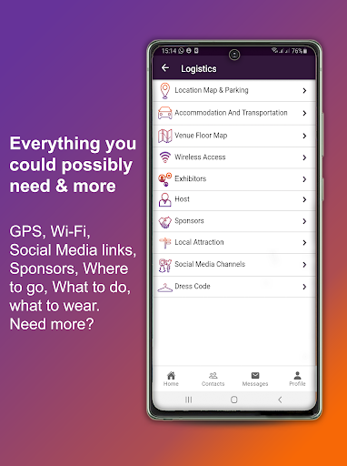 Eventsador Screen 2