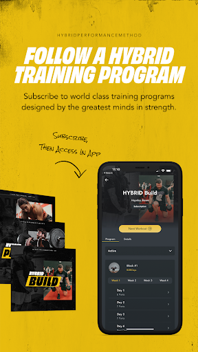 Screenshot of HYBRID | Strength Coach