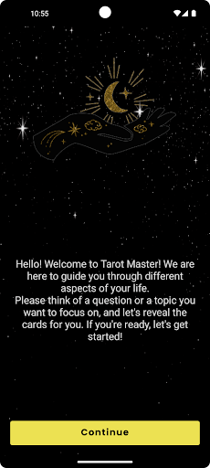 Android application Tarot Master screenshort