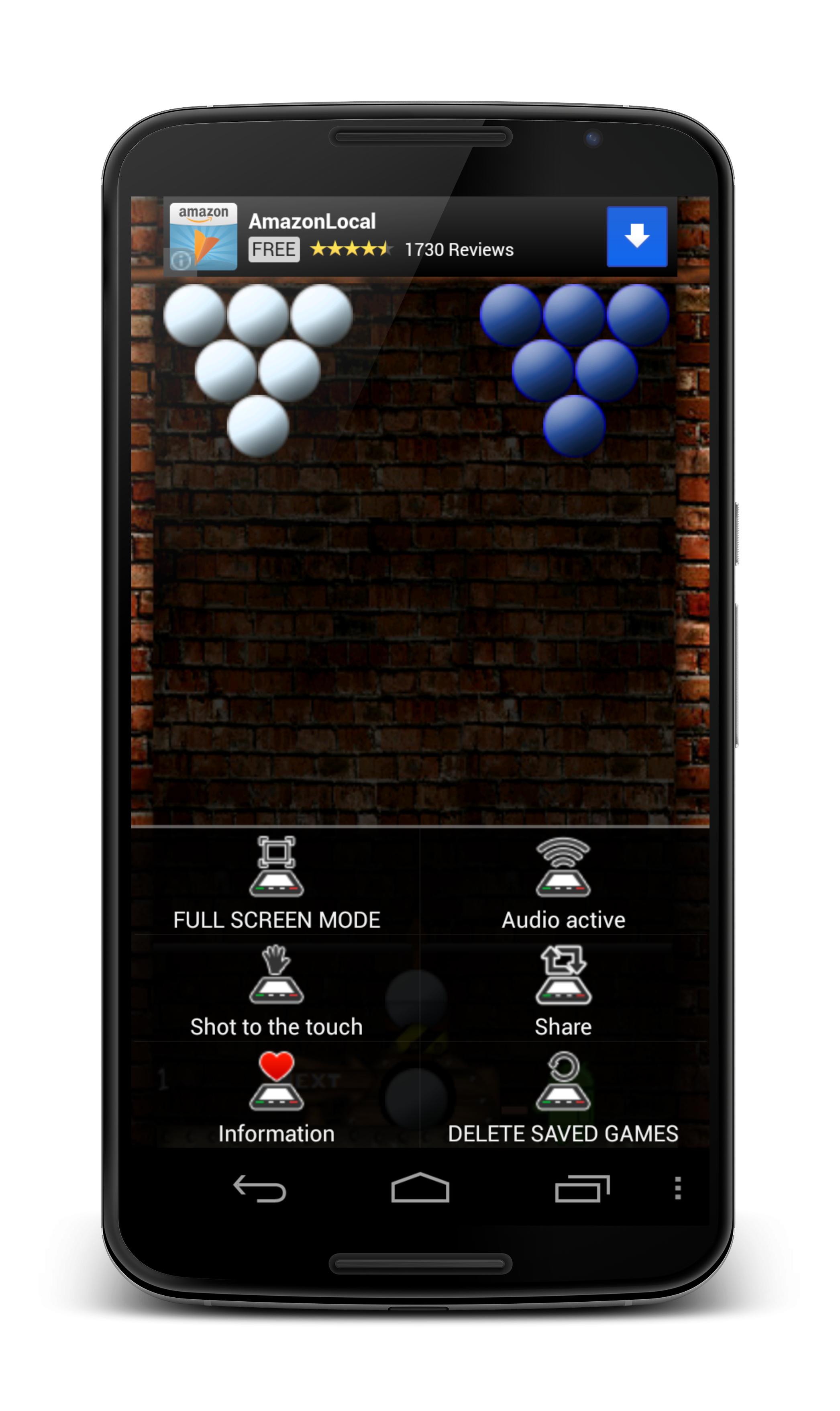 Android application BUSTING BALLS screenshort